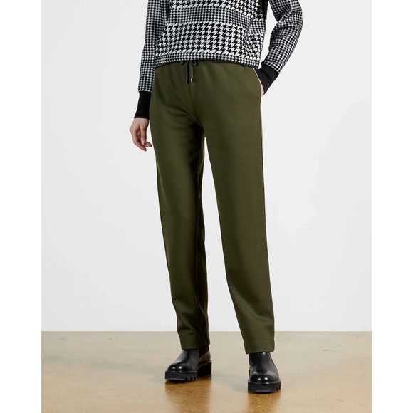 Ted Baker NWT Vveria Relaxed jogger Casual Drawstring Olive Green Pant Sz 6 M - Picture 4 of 14